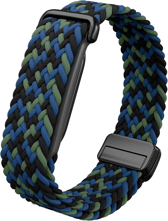 Google Fitbit Air対応のマグネット式編組バンド。