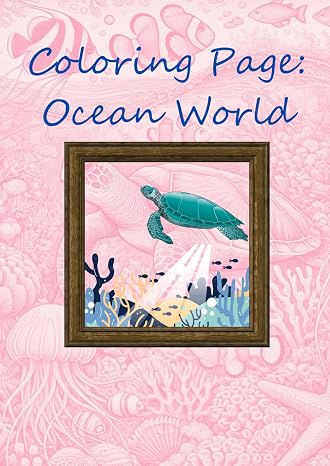 Coloring page:Ocean world: 海の世界へようこそ