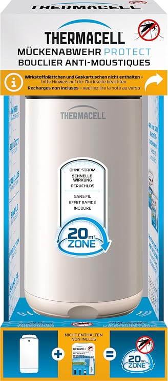 THERMACELL Anti-Mosquito and Tiger Mosquito Diffuser – 20 m² – Outdoor