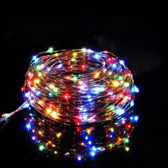 BakGelAl Pilli RGB Peri LED Işık 5 Metre, Dekoratif LED Şerit Işık, Renkli LED Aydınlatma, Oda Süsleme Işığı (5 Metre) [Enerji Sınıfı A++]