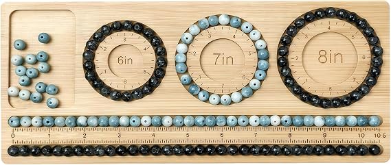 Bracelet Bead Boards for Jewelry Making, Bamboo Beading Board for Bracelet, Jewelry Making Supplies,Bead Tray, Bead Bracelet Necklace Making Kit