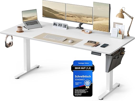 Songmics Height-Adjustable Desk 180 x 80 cm