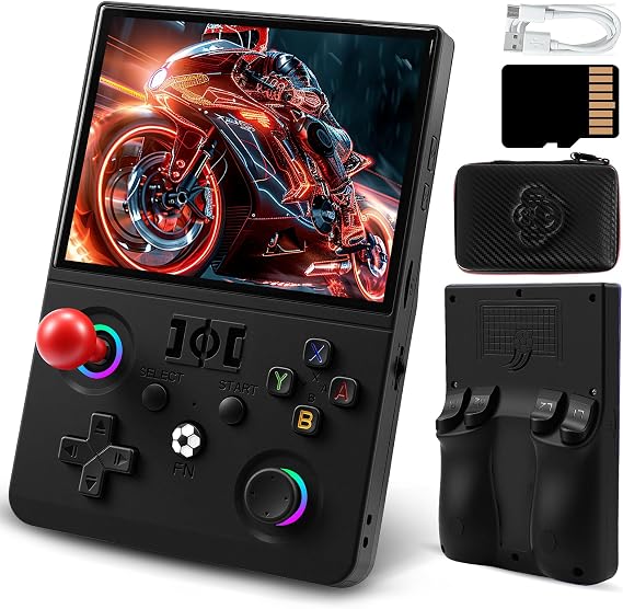 MAX Ⅱ レトロゲームコンソール 4.5インチ 4K HD IPSスクリーン レトロビデオゲームコンソール ハンドヘルドゲームコンソール プリロード30+エミュレーターゲーム Linuxシステム ポータブルビデオコンソール 大人用