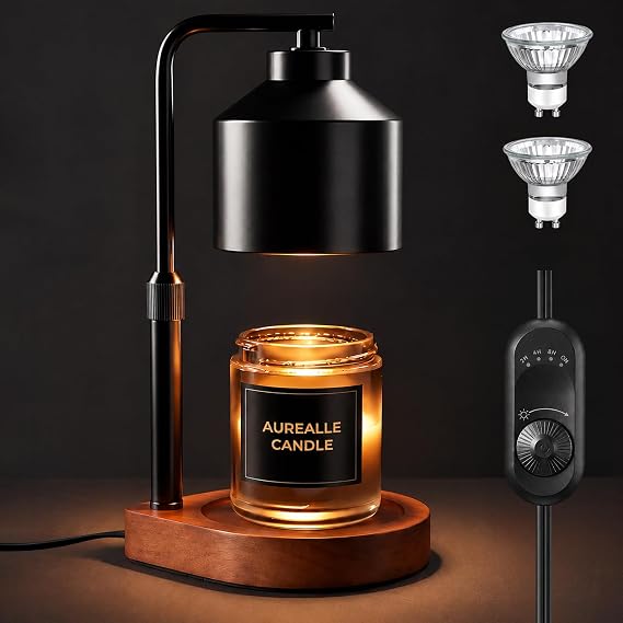 Candle Warmer Lamp with Timer and Dimmer