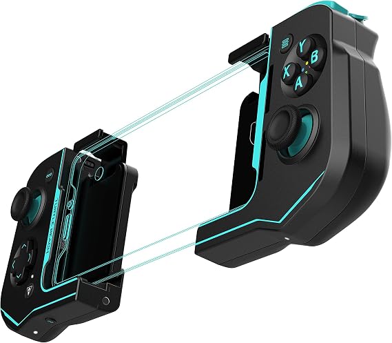 Turtle Beach Atom Mobile Gaming Controller for Android 8.0+ Devices with Bluetooth 4.2 – Black/Teal
