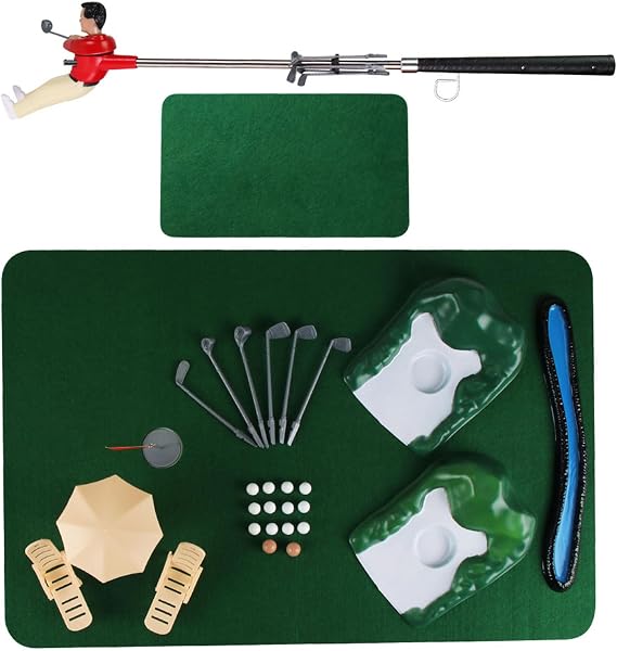 Minitype Indoor Game Funny Game Minitype Golfer Set Accessories Set Course Indoor Play Kids Mini Tee Pain Door Game Set
