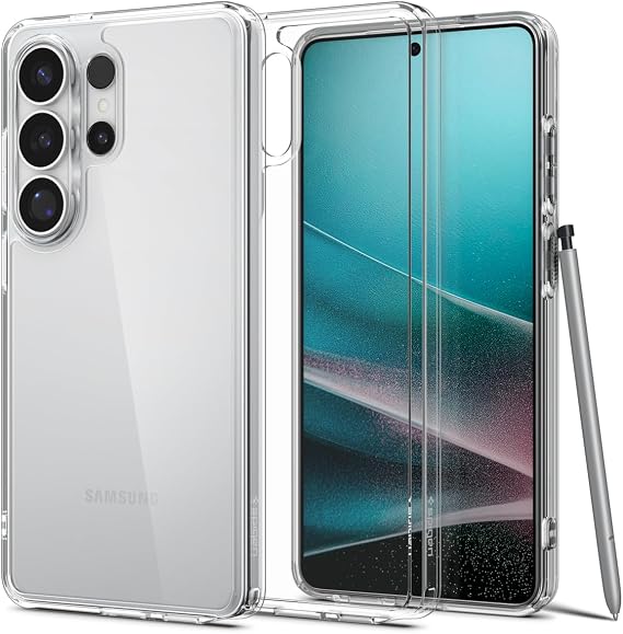 Spigen Galaxy S26 Ultra ile Uyumlu Kılıf Ultra Hybrid Crystal Clear - ACS11030