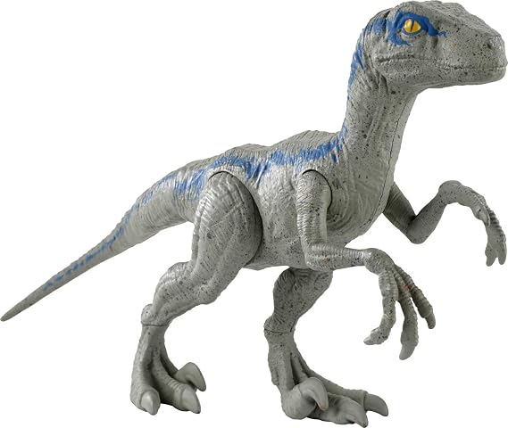 Jurassic World Basic Dino Velociraptor Blue Figure