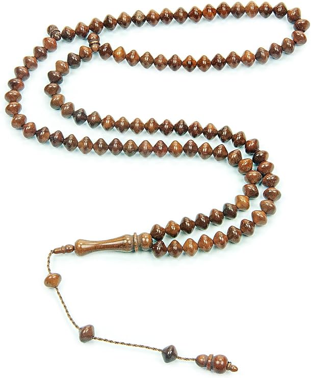ihvan online, Islamic Prayer Beads (6mm – 33 Beads), Natural Stone Muslim Prayers Bead, Daily Dhikr Tasbeeh, Subha Tasbih Gift for Ramadan Hajj Umrah, Muslim Rosary