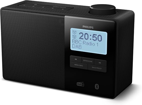 Philips TAR5600 Splash-Proof DAB/FM Radio with USB and Bluetooth