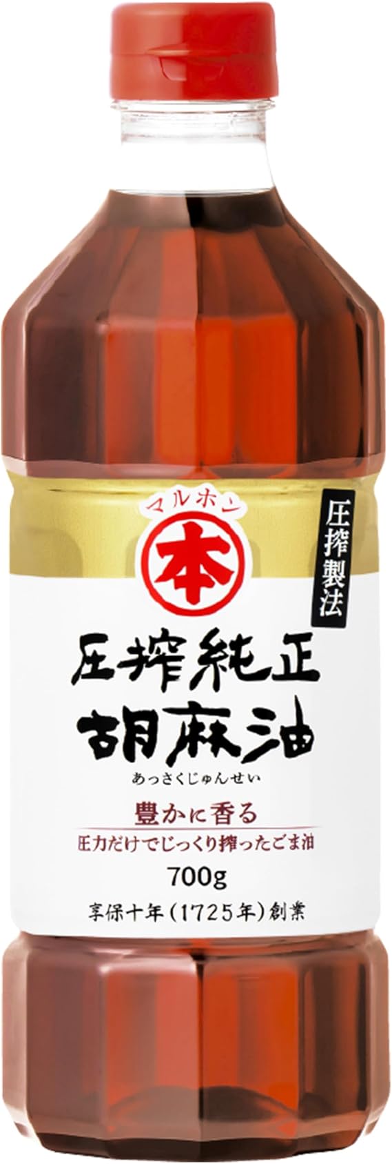 Maruhon Toasted Pure Sesame Oil, 700 g