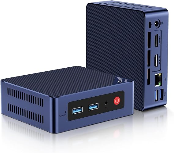Beelink MINI S12 Pro Mini PC, Intel Alder Lake N100(4C/4T, up to 3.4GHz) 25W TDP, Mini Computer Windows11 Home, 16GB DDR4 500GB SSD Mini Desktop PC, 4K Dual Display HDMI/USB3/2.5G LAN/WiFi6/BT5.2