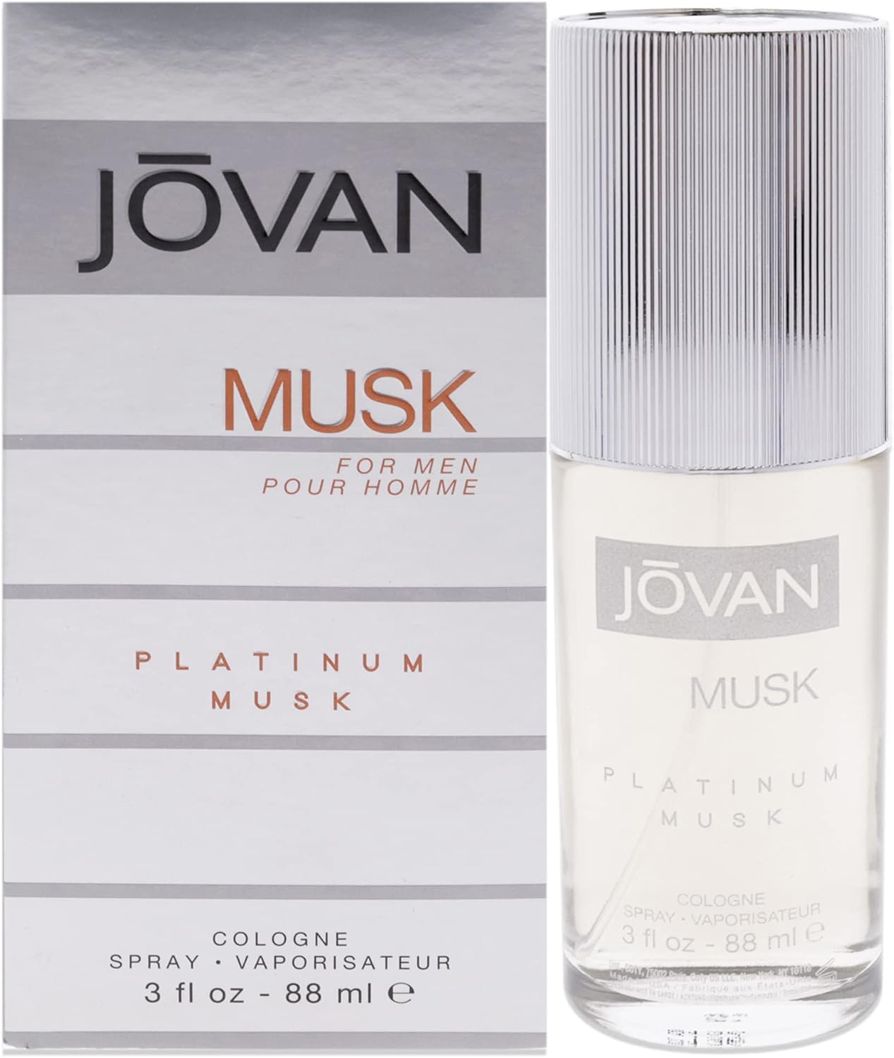 Jovan Musk Men Platinum 3.0 fl oz 88 ml EDC