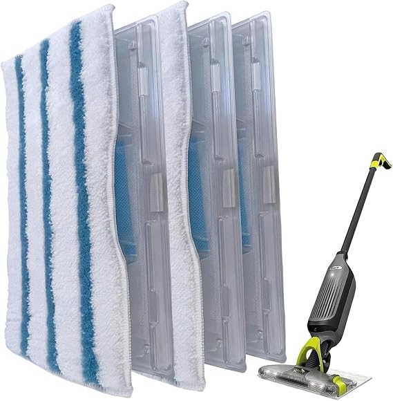 Re-usable Pad Refills Compatible with Shark VacMop Vacuum Spray Mop