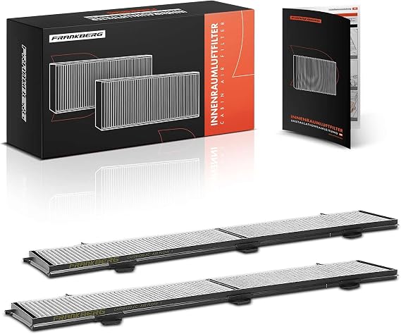 Frankberg 2x Cabin Air Filter Pollen Filter with Activated Carbon