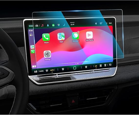 Volkswagen ile uyumlu Tiguan/Passat 2024 2025 2026 Model 12.9 inç Multimedya 9h Nano Ekran Koruyucu