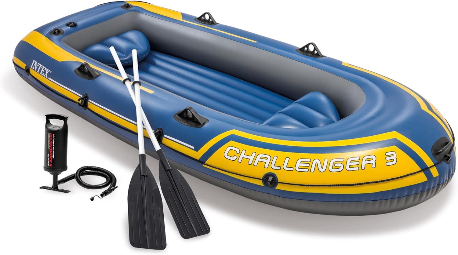 Intex Challenger Inflatable Boat Set with Oars  Inflator