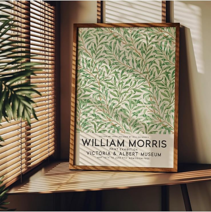 Fark Tanıtım William Morris Çerçevesiz Poster, Modern Dekoratif Çerçevesiz Poster, Tablo, Morris, 40 x 50