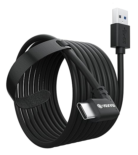 Link Cable 10FT for Meta Oculus Quest 3/2/Pro, High-Speed Data Transfer Charging Cord Cable, USB 3.2 A to C Charger Wire for Oculus Quest VR Headsets Gaming PC/Steam VR (10FT)