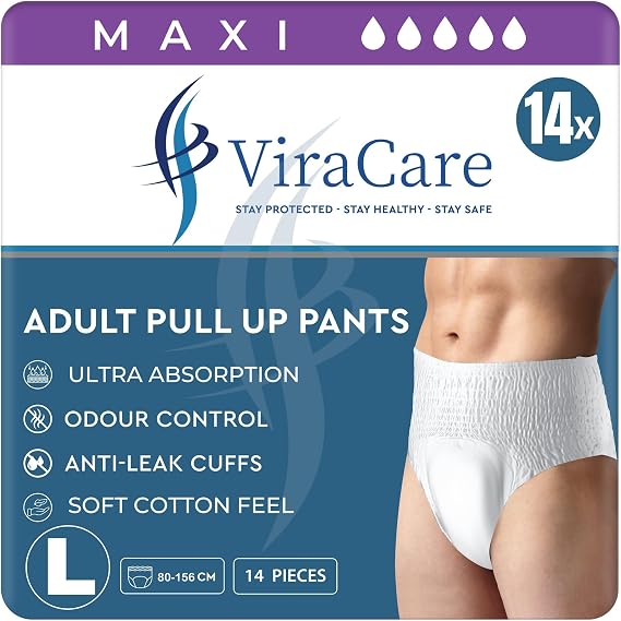 14 x Maxi Incontinence Pants Women and Men, Adult Nappies