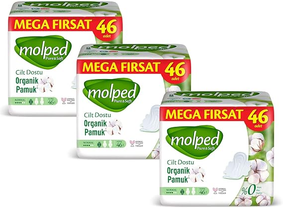 Molped Pure&Soft Normal Süper Mega Paket 138 Adet