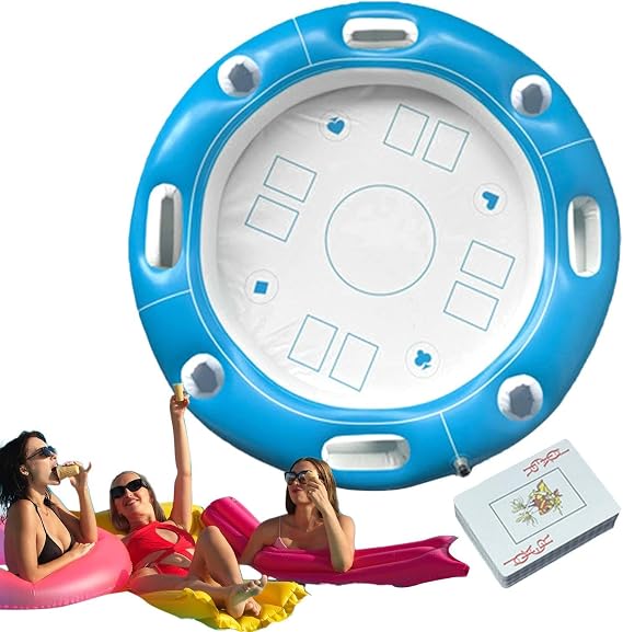 Floating Game Table Inflatable Entertainment Raft