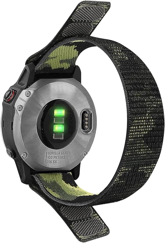 Garmin Descent G1 Kordon Hasır Kumaş UltraFit Nylon Yedek Kayış -parent