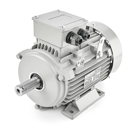 Electric Motor 1.5 kW 1400 rpm 3-Phase 230/400 V Three-Phase Motor MOLL-MOTOR Energy Saving Motor Foot Mounting B3 Asynchronous Motor High Efficiency Industrial Electric Motors Three Phase for Compressor Pump