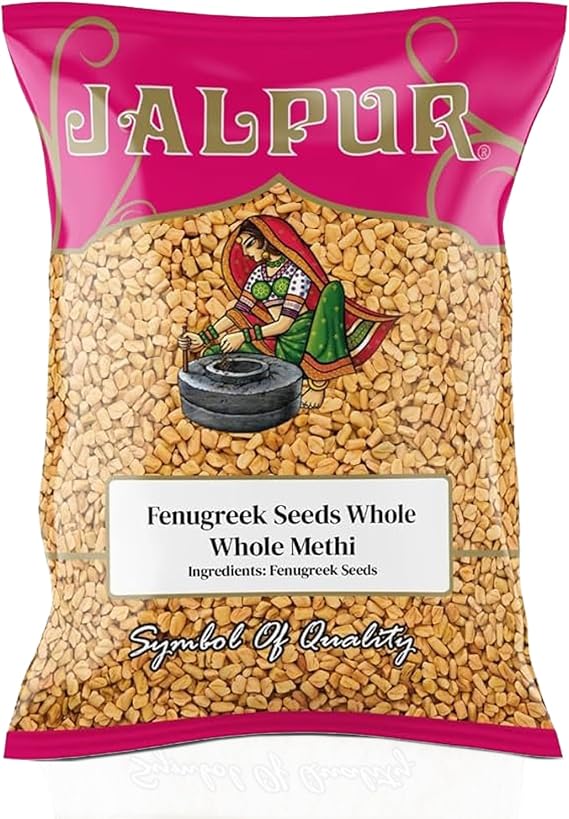 JALPUR MILLERS Fenugreek Seeds–whole Methi seed rich in essential nutrients and antioxidants–Whole Fenugreek Seed Ideal for Cooking,Digestion,Skin Care & Hair Care–Natural Spice Seeds – 500g(Pack 1)