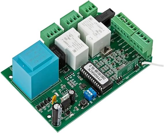 Py600acn Sliding Gate Opener NC Spring Limit Switch Motor Plate PCB Circuit Board Controller Card SL600 PY600 PY800 SL1500 for Electric Automatic Gate Openers(Only Board no Remote)