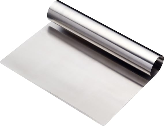 KitchenCraft Stainless Steel Vegetable Chopper/Food Scoop, 15 x 11.5 cm (6" x 4.5"), Silver