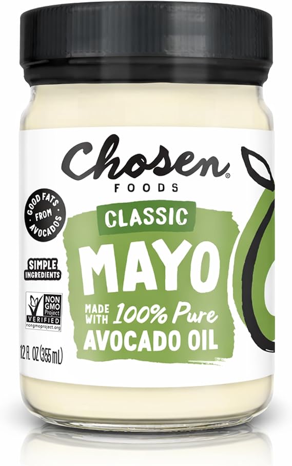 Chosen Foods Avocado Oil Mayo Traditional Sandwiches, 12 oz for Dressings