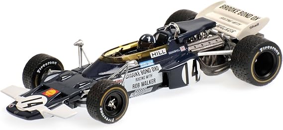 ミニチャンプス 1/43 ロータス フォード 72 1970 F1 メキシコgp #14 G.ヒル