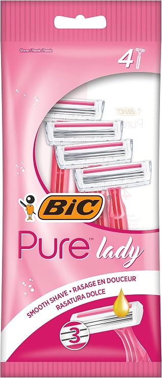BIC Pure Lady Kadın Tıraş Bıçağı 4'lü Poşet