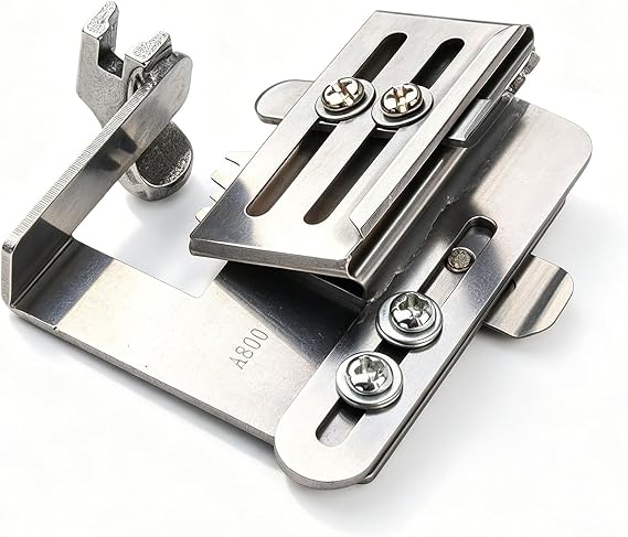 Industrial Smocking Pleater Machine, Adjustable Ruffle Presser Foot, With Adjustable Webbing Width & Presser Foot Position, All Steel Material, For Flat & Computerized Sewing Machines