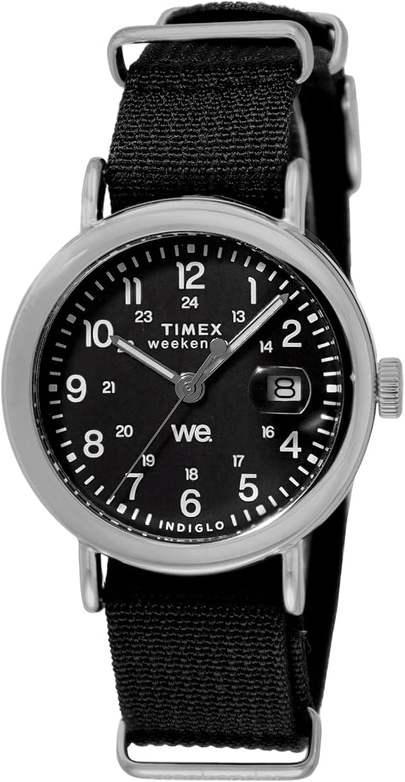 Timexタイメックス ウィークエンダー ウォッチ クォーツ 5気圧防水 ミネラルガラス ブラック文字盤 Tw2w85700 ユニセックス 正規品