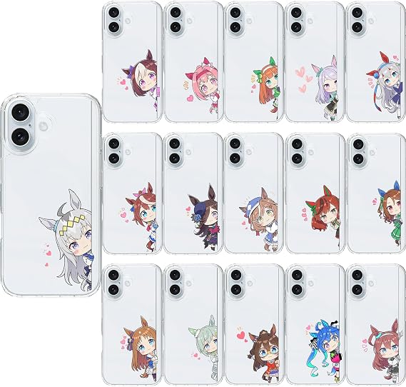 ウマ娘 ケース スマホ iPhone16e/iPhone17eクリアケース 黄ばみ防止 スマホカバー 全機種対応 オグリキャップ iPhone携帯カバー 16e/17e用 うまゆる 米軍MIL規格 おしゃれ すまほけーす 耐衝撃 かわいい 防水ケース カメラレンズ保護 イヤレス充電対応 安心保護 誕生日贈り物 傷汚れ防止 指紋防止 並行輸入品