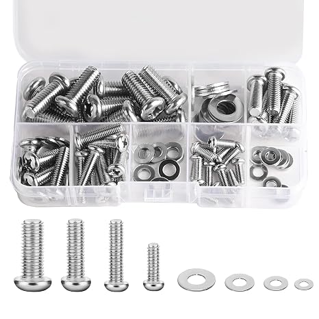 48 SetsTV Bracket Screws for Back of TVs,Universal TV Mounting Hardware Kit