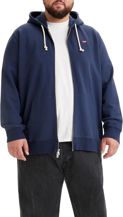 Levi's Men's Big &amp; Tall Original Housemark Zip Up Hoodie