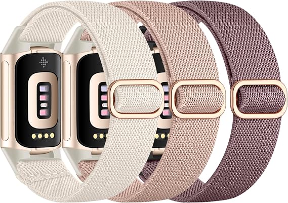 Nylon Straps Compatible with Fitbit Charge 6 Strap - Fitbit Charge 5