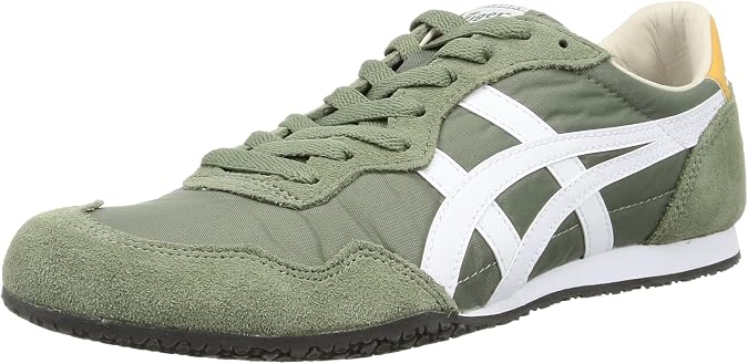 Onitsuka Tiger Women's Serrano Shoes 1182A017, Burnt Olive/White, 5