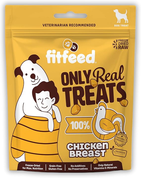fitfeed Freeze-Dried Çiğ Tavuk Göğüs Köpek Ödül Maması 40g