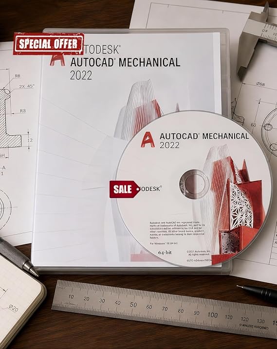 AUTOCAD Mechanical Software 2022 Mechanical Toolset FULL VERSION for Windows [1 Single USER]