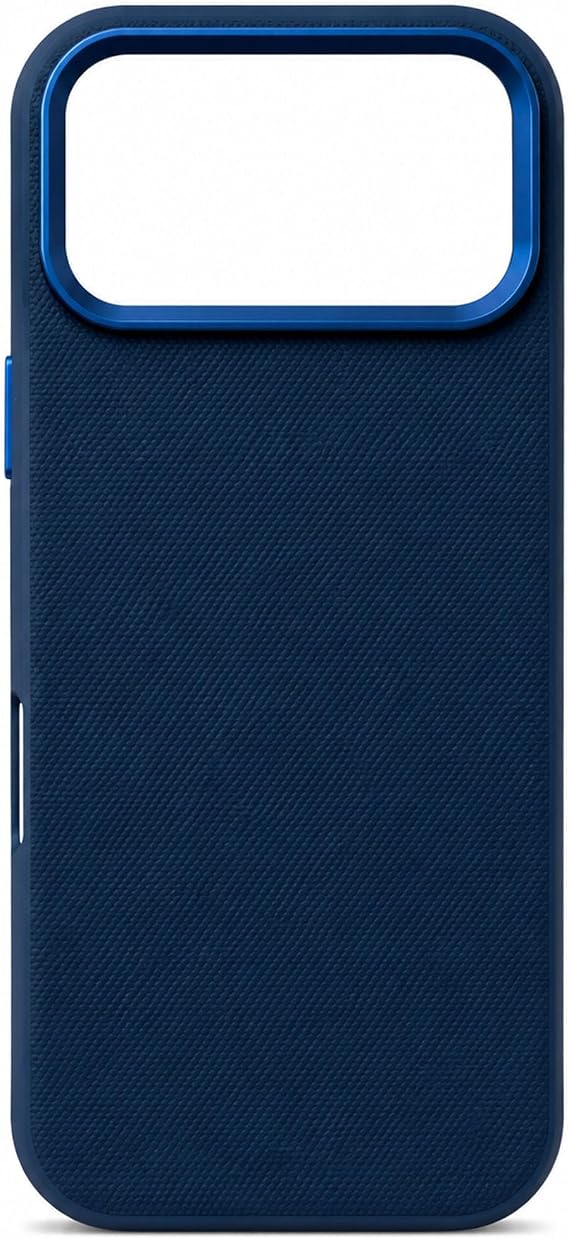 Coverzone İphone 17 Pro Max İle Uyumlu Kamera Lens Koruma Çıkıntılı, Metal Kamera Lens Çerçevesi Ve Tuşlar BeQuantity Lacivert