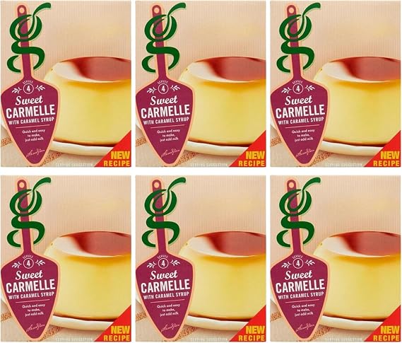 Sweet Dessert Bundle With Greens Sweet Carmelle with Caramel Syrup 70g (6 Pack)