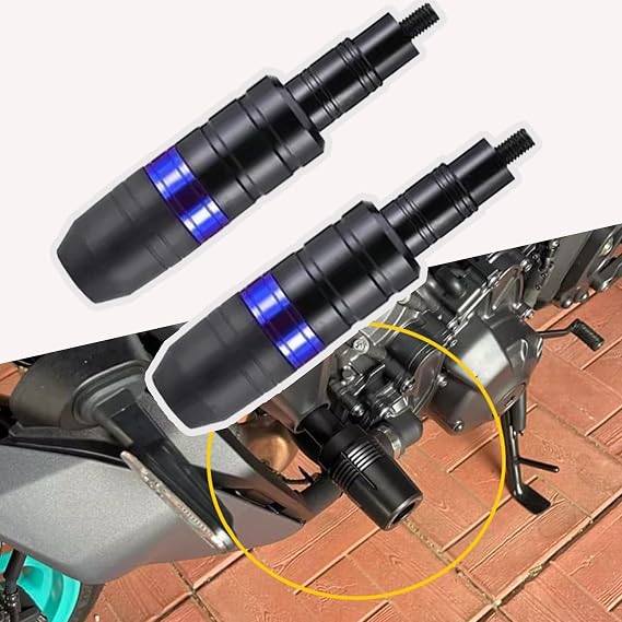 Moto Modified Frame Sliders for Honda CB300R CB150R CB250R CB 300R 150R 250R, 8mm Bolts Anti Crash Protector Falling Protector, Aluminum Alloy Motorcycle Wheel Axle Slider, Accessories