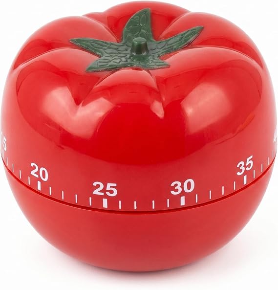 Kurzzeitwecker Küche Tomate Eieruhr Mechanisch Küchenwecker Kitchen Timer Pomodoro Timer Eieruhr Lustig Küchentimer 60 Min