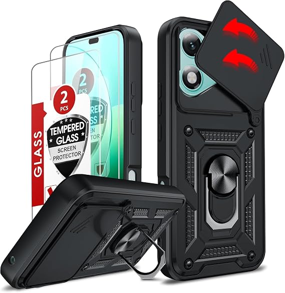 LeYi Case for Honor 400 Lite 5G(Not for Honor 400), Black