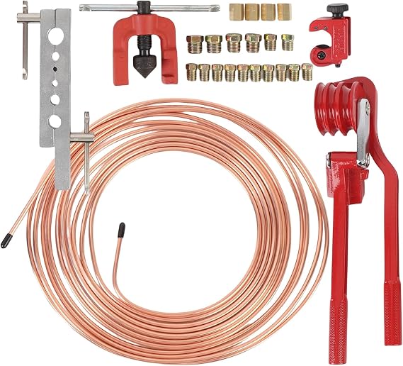 Brake Line Flaring Tool 3/16 Inch Multi-Purpose Flaring Bending Cutting
