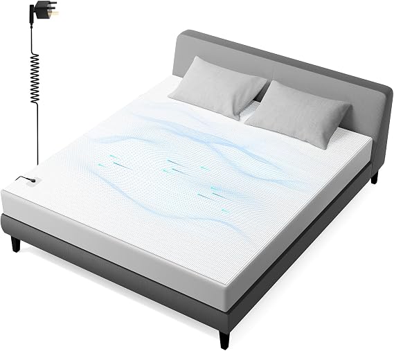 Warmiehomy Grounding Bed Sheet, Grounding Earthing Sheet UK, 153x203cm